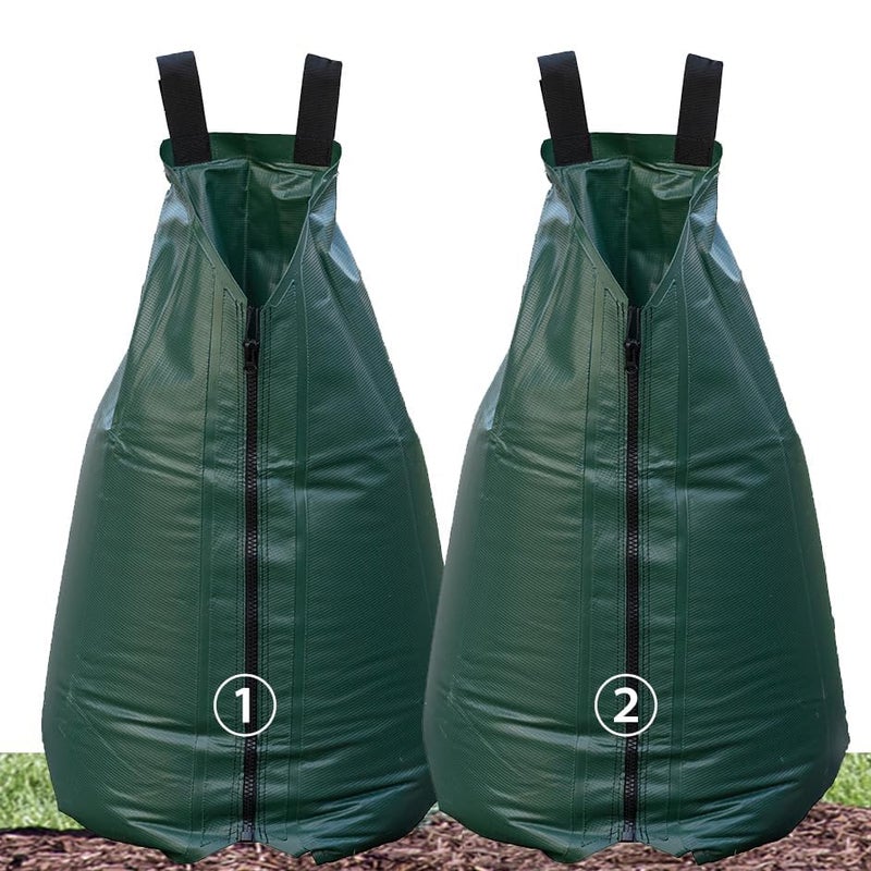 USHIGHLIGHT USHIGHTLIGHT All New 20 Gallon Tree Watering Bag, Slow Release Watering Bag for Trees, Portable Tree Drip Irrigation Bag, Water Saving Irrigation Water System(1/2/3) (2, 20 Gallon) - Image 2
